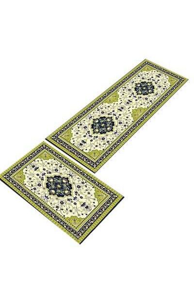 HALAMODO European Style Big Flower Kitchen Floor Mat Multicolour 40X60centimeter
