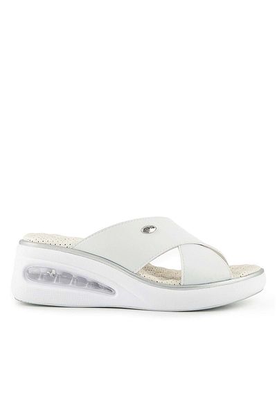 Muya Papuci de damă Nap Anatomical Air Max Sole Heel Spur, albi