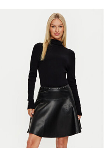 Morgan Rochie tricotată pentru femei 242-RPEPPER Negru