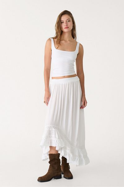 Stradivarius Tank top with a square-cut neckline