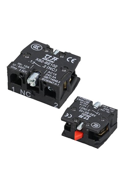 Powermaster Lay5-Be102 22 Mm Kontak Blok No Kırmızı