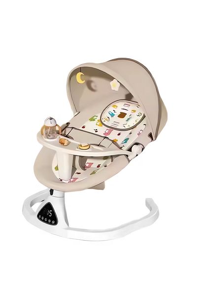 Teno Leagan Electric Teno®, conectivitate Bluetooth, 5 moduri de leganare, jucarii, muzica, bej