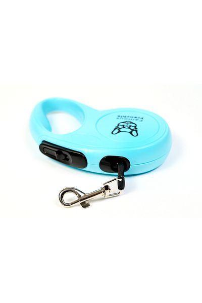 Famous Frenchie Retractable leash, Famous Frenchie, blue