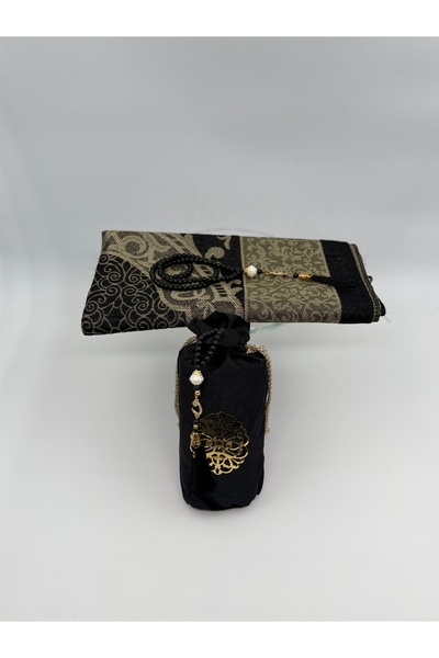 Uğurlu Hac uzun şantuk kese secade inci tesbih set