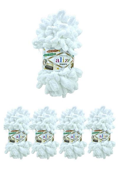 Alize Puffy 5 pcs of original Turkish Aliza puffy wool yarn