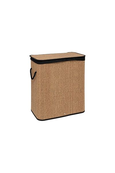 5five Simple Smart Καλάθι ρούχων με λαβή, μπαμπού, 41,5 x 30 x Υ 50 cm, 60 l