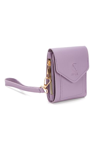 Av A Dos Mini Women's Wallet with Hand Wrist Strap Cash Coin Compartment Wallet