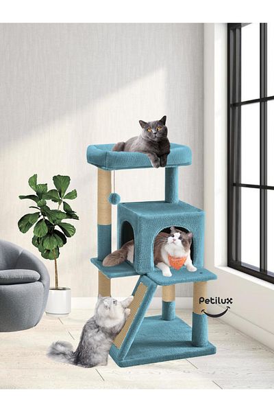 Petilux Decorative Cat Scratching House with Terrace