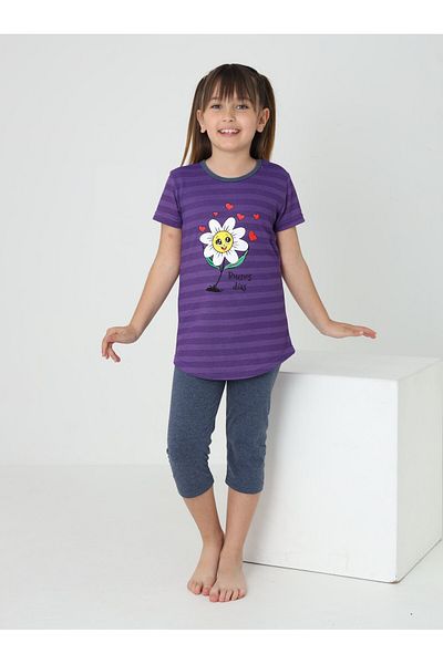 ERTA GOLD Girl's Summer Capri Suit