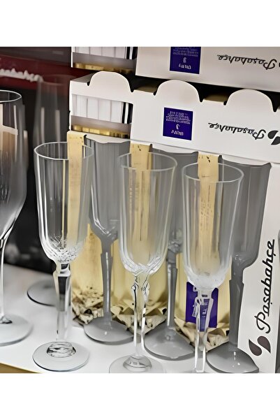 Paşabahçe Diony 440210 Ayaklı Flüt Kadeh - 6 Lı Kadeh Orjin. Kutuludur