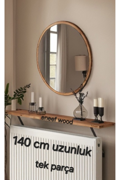 eneefwood petek üstü raf 140x15 tek parça