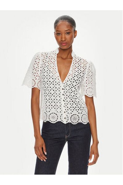 Morgan Womens Blouse 241-CFLAM M2CFLAM White