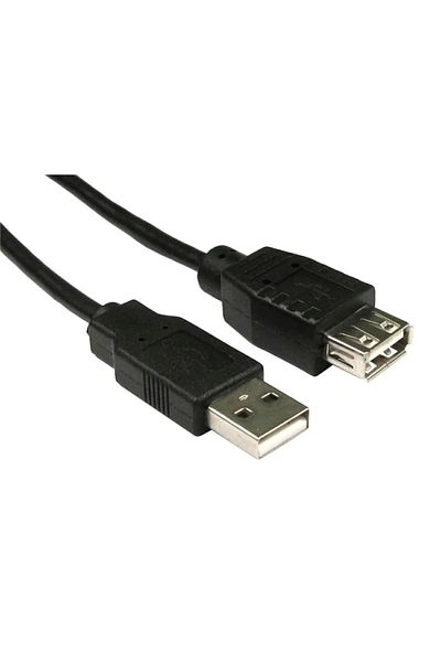 OEM USB extension cable, 2.0, 2m, black