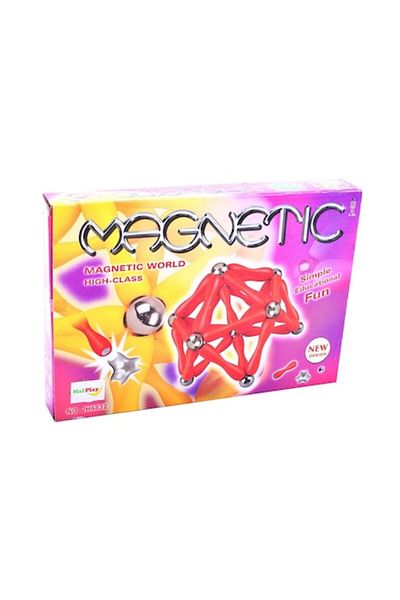 ideal STORE IDL Construction Set, MAGICAL MAGNETS with 84 MAGNETIC pieces