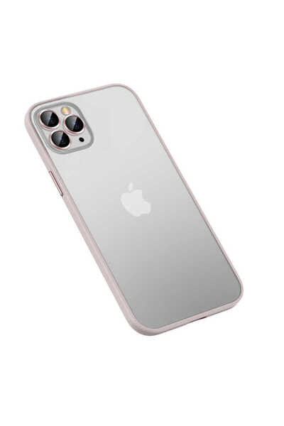 System Com حافظة SYS Retro متوافقة مع هاتف iPhone 12 Pro Max - ذهبي وردي
