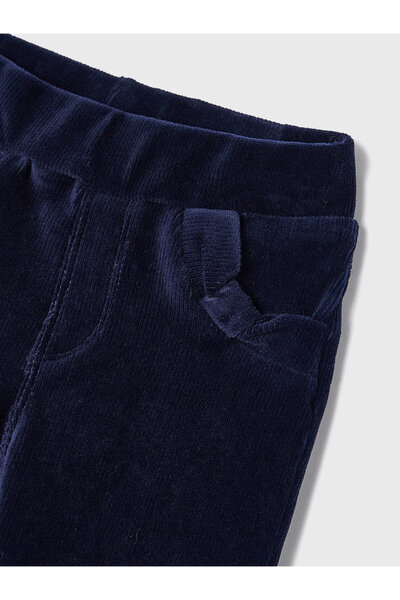 MAYORAL Pantaloni din material textil pentru fete 514 bleumarin