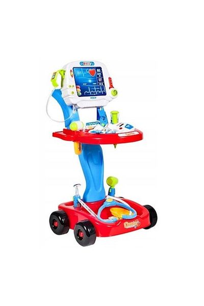 ideal STORE Centru de activitati New Doctor, Model interactiv cu diverse accesorii medicale si instrumente, Mult