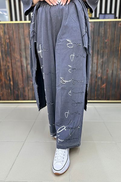 GÖKSEL Thin Jeans Design Pants Super Battal Large Size