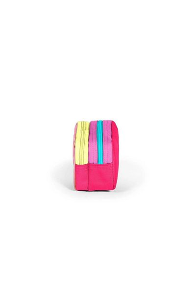 Coral High Τσάντα μολυβιού δύο θέσεων με μοτίβο Pink Neon Coral Fashion Girl 22144