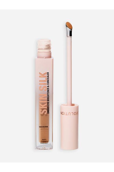 Revolution Skin Silk Radiant Serum Under Eye Brightener Tan Golden