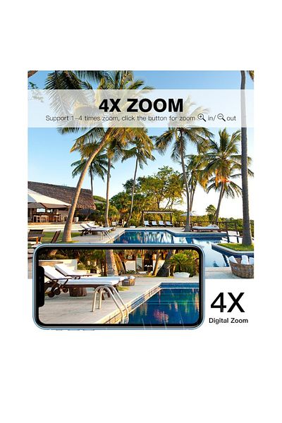 FOXMAG24 Cameră smart wireless Full HD, solară, reîncărcabilă, IP66, zoom 4X, night vision