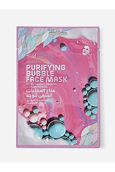 Mad Cosmetics Purifying Bubble Face Mask with Vitamin C- Collagen and Hyaluronic Acid
