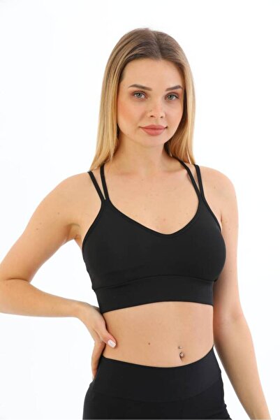 Star Form Angel Women's Crop Bustier with Straps and Pads