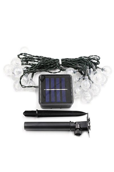MaGeCa Solar Powered Light String ®, 20 LED Bulbs, 2.5m Length, Waterproof Ip65