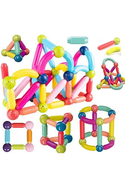ideal STORE idealSTORE Magnetic Stick Educational Magnetic Pieces Set for Children