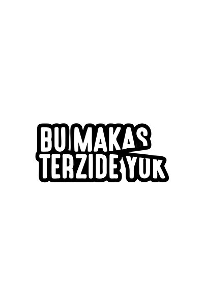 Reysa Tasarım هذه مقص لا يوجد في ملصق السيارة للخياطة مقاس 17 × 17 سم باللون ...