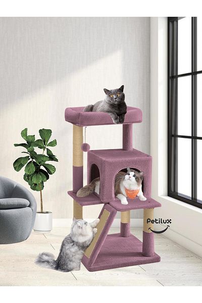 Petilux Decorative Cat Scratching House with Terrace