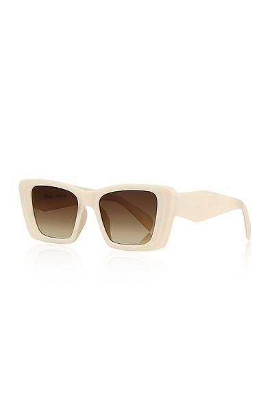 Kinary Shiny Cream Sunglasses - 1058
