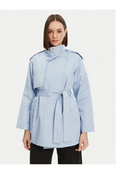 Morgan Trench pentru femei 251-GLINE Albastru deschis