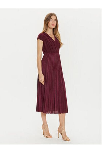 motivi Women's Cocktail Dress 7236W001352N Burgundy