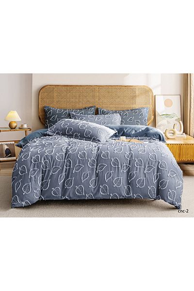 Casa New Concept Summer Bed Linen, 4 Pieces, Fitted Sheet, Microfiber Material