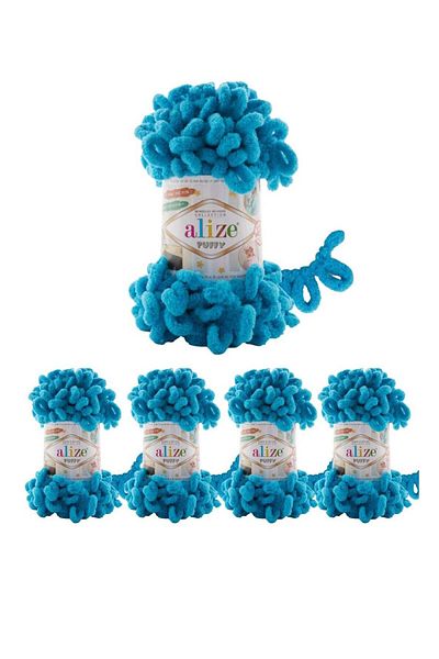 Eliza 5 Pieces of Original Turkish Puffy Yarn