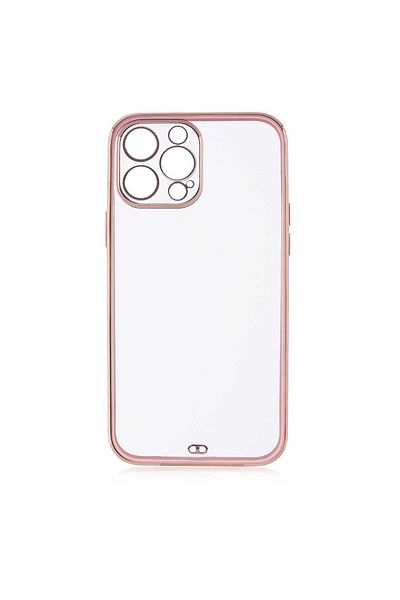 System Com حافظة شفافة متوافقة مع هاتف iPhone 12 Pro Max SYS Vo it - وردي