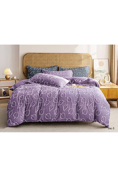 Casa New Concept Summer Bed Linen, 4 Pieces, Fitted Sheet, Microfiber Material