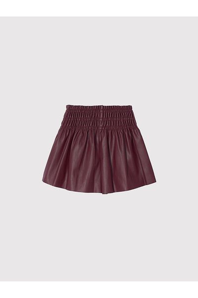 MAYORAL Pantaloni scurți din piele ecologică pentru fete mayoral 4950 vișiniu