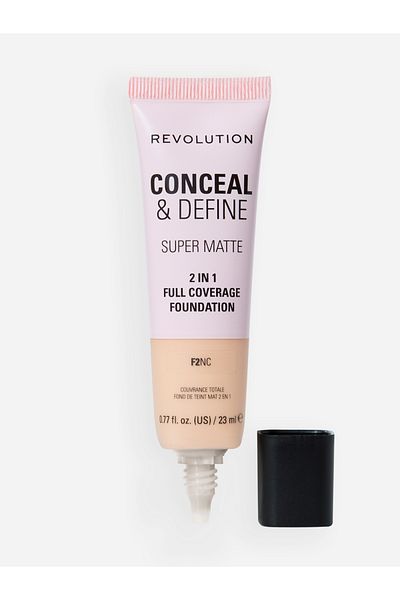 Revolution Conceal and Define Full Coverage Foundation F2NC - 23ml
