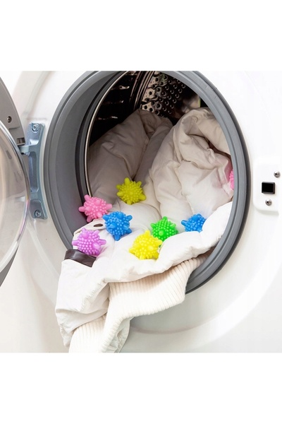 RABY Set of 5 tumble dryer balls, 4.5 cm, multicolor