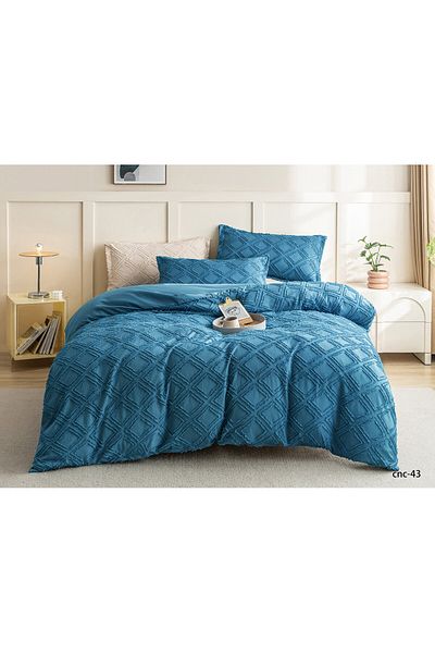 Casa New Concept Summer Bed Linen, 4 Pieces, Fitted Sheet, Microfiber Material