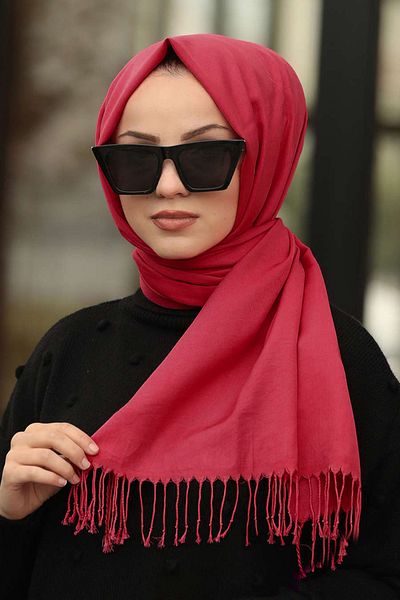 Neva Style Şal cu ciucuri 7360