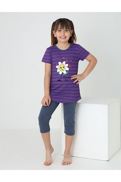 ERTA GOLD Girl's Summer Capri Suit
