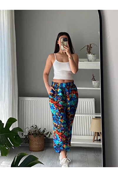 Sultana Collection BEL VE PAÇA BÜZGÜ DETAYLI PANTOLON