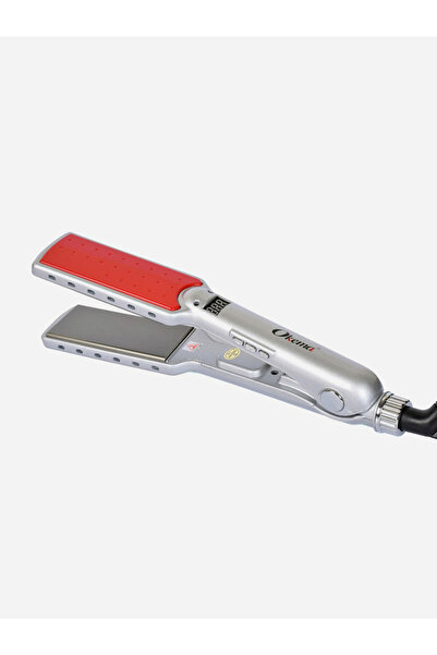 Okema مكواة فرد الشعر ذات مكواة السيراميك العريضة