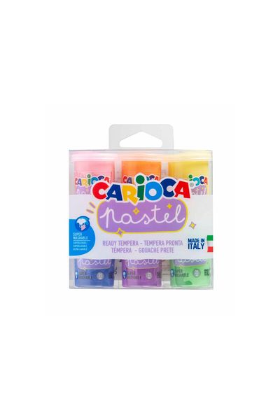CARIOCA Pastel Tempera Watercolors 6x25 ml