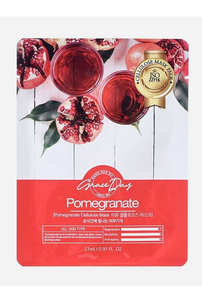 Grace Day Traditional Oriental Face Mask Sheet, Pomegranate (22g)
