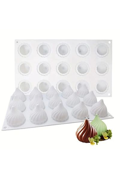 Siliko World Silicone Pastry Cake Soap Candle and Jelly Mold