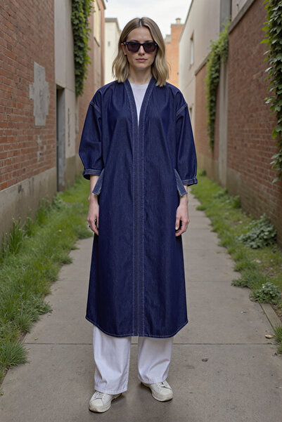 ENZİM JEANS Жіночий джинсовий кімоно